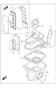 DF 150AP drawing Gasket Set