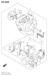 DF140BG From 14004F-340001 (E11 E40)  2023 drawing OPT:FLUSH MOUNT REMOCON (022,023)