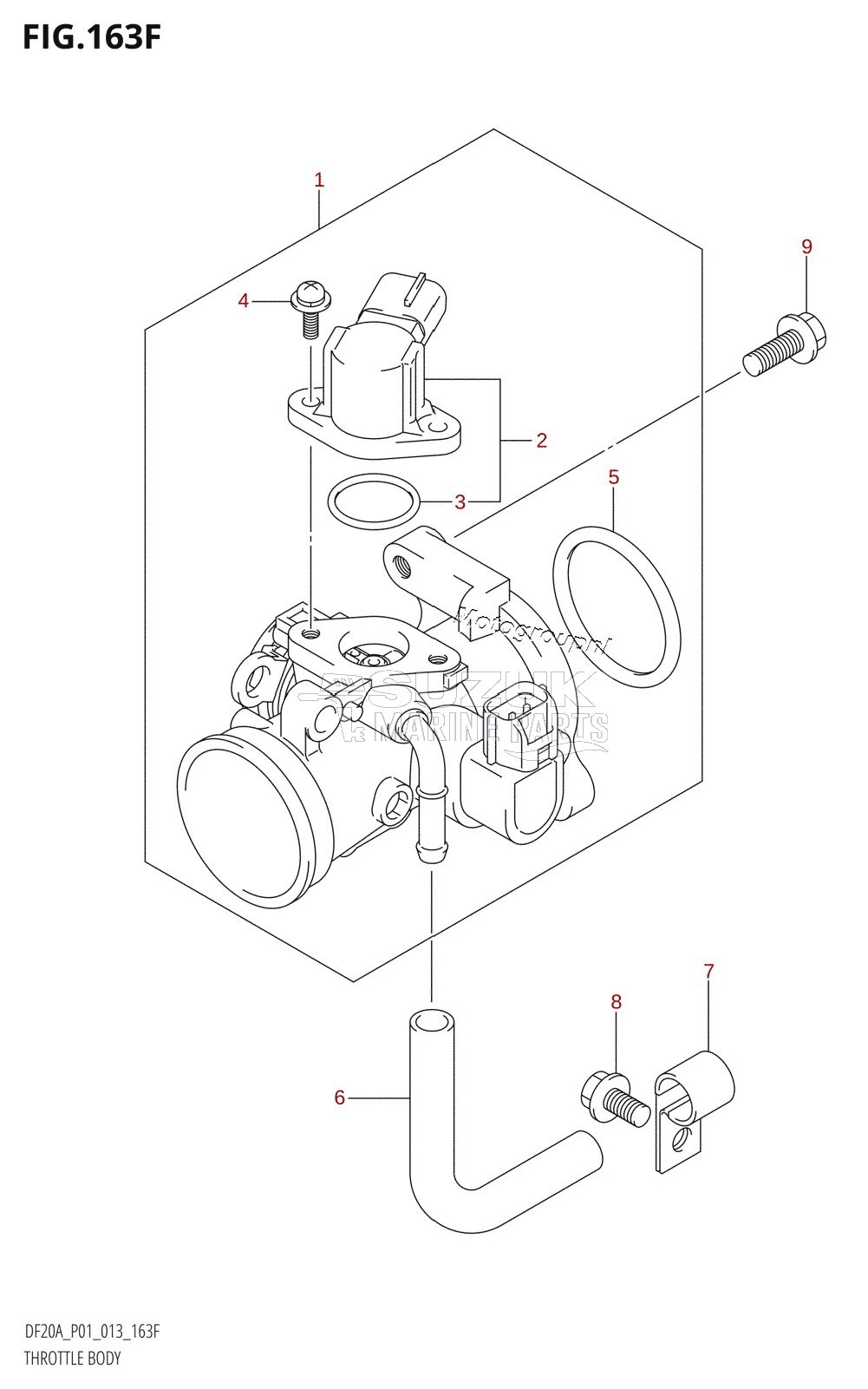 THROTTLE BODY (DF20A:P40)