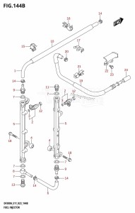 DF250A From 25003P-140001 (E11 E40)  2021 drawing FUEL INJECTOR (E40)