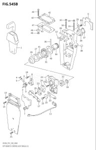 02002F-810001 (2018) 20hp P01 P40-Gen. Export 1 (DF20A  DF20AR  DF20AT  DF20ATH) DF20A drawing OPT:REMOTE CONTROL ASSY SINGLE (2) (DF15AR,DF15AT,DF20A)