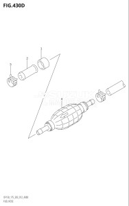 15002F-210001 (2012) 150hp E03-USA (DF150T) DF150 drawing FUEL HOSE (DF175Z:E03)