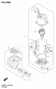 DF200AP From 20003P-440001 (E11 - E40)  2024 drawing PTT MOTOR