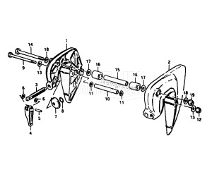 DT9 From d-10001 ()  1983 drawing CLAMP BRACKET