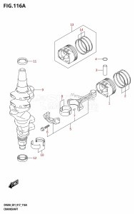 DF50A From 05004F-710001 (E01)  2017 drawing CRANKSHAFT