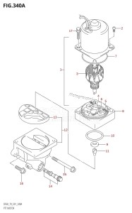 DF70 From 07001F-421001 (E01 E40)  2004 drawing PTT MOTOR (W,X,Y)