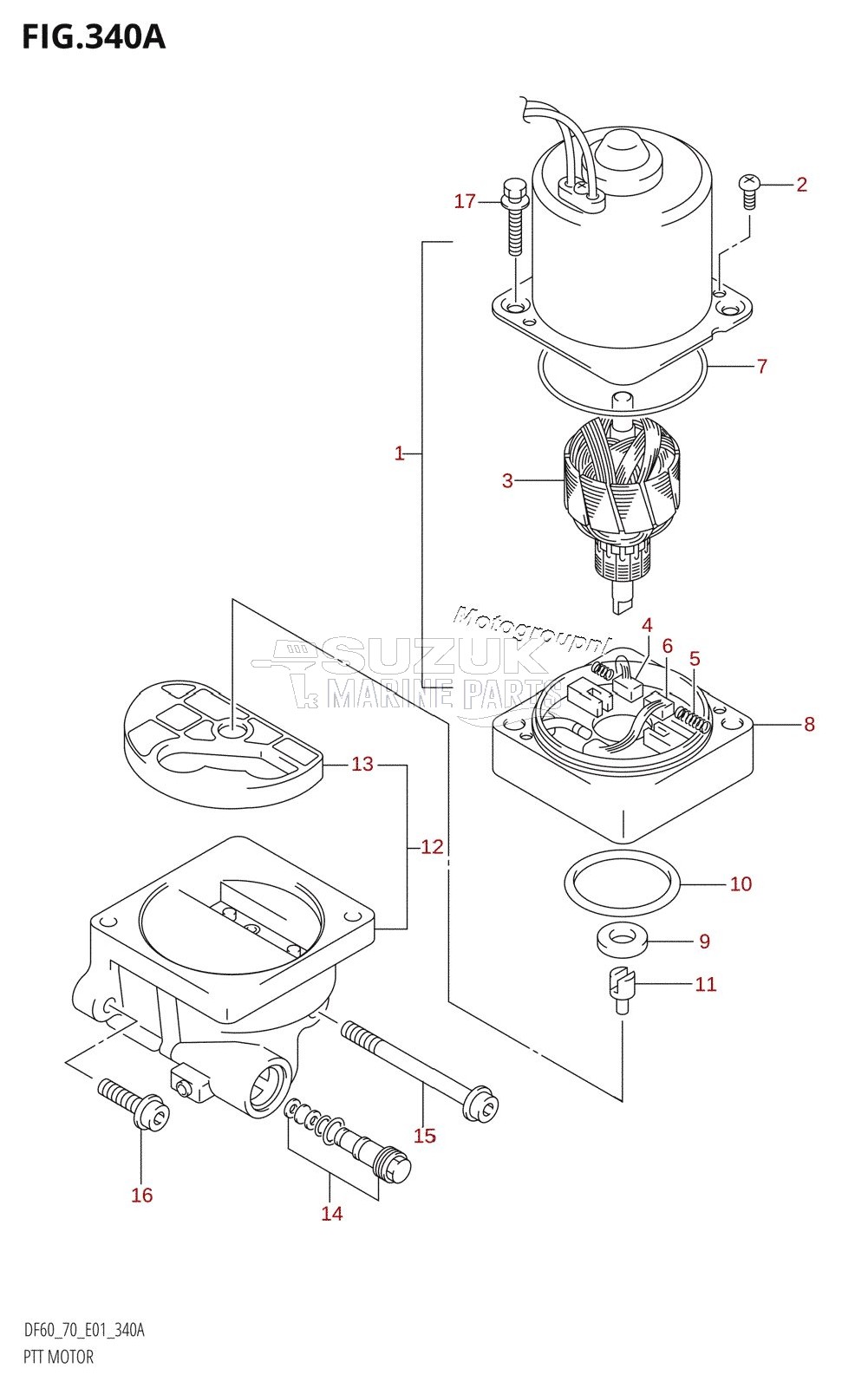 PTT MOTOR (W,X,Y)