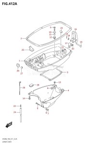 DT40 From 04005K-710001 ()  2017 drawing LOWER COVER (DT40W:P40)