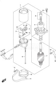 DF 25A drawing Starting Motor