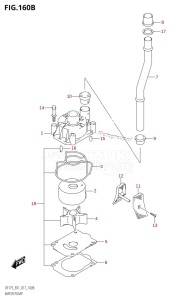 DF150Z From 15002Z-710001 (E01 E40)  2017 drawing WATER PUMP (DF150T:E40)