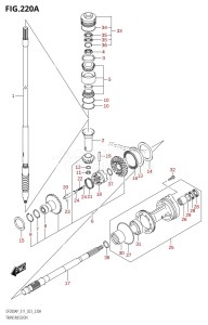 DF200AP From 20003P-040001 (E01 E03 E40)  2020 drawing TRANSMISSION