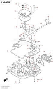 DF225T From 22503F-510001 (E03)  2015 drawing ENGINE HOLDER (DF250Z:E03)