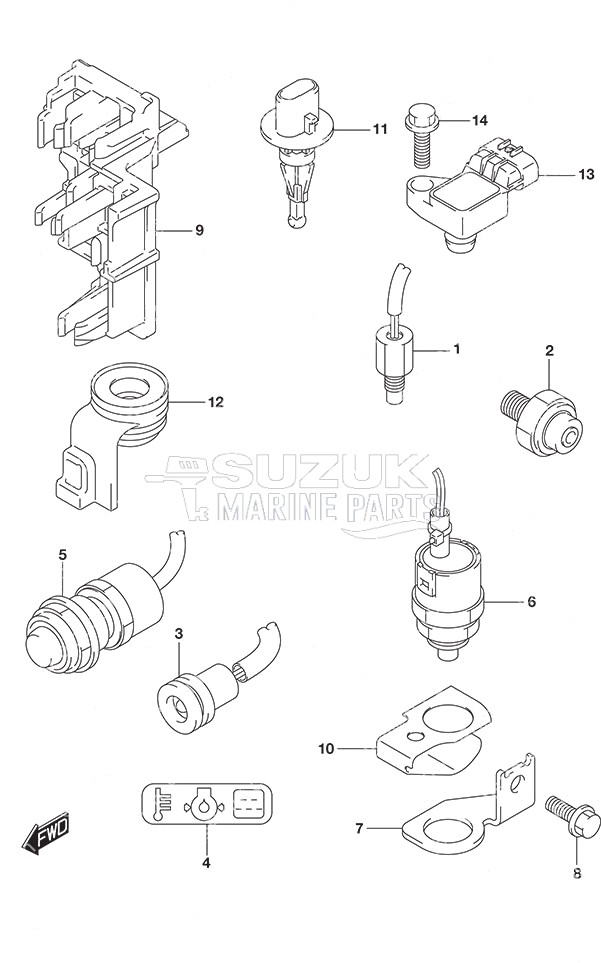 Sensor/Switch Tiller Handle w/Power Tilt