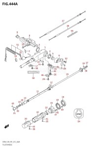 DF8A From 00801F-310001 (P01)  2013 drawing TILLER HANDLE (DF8A:P01)