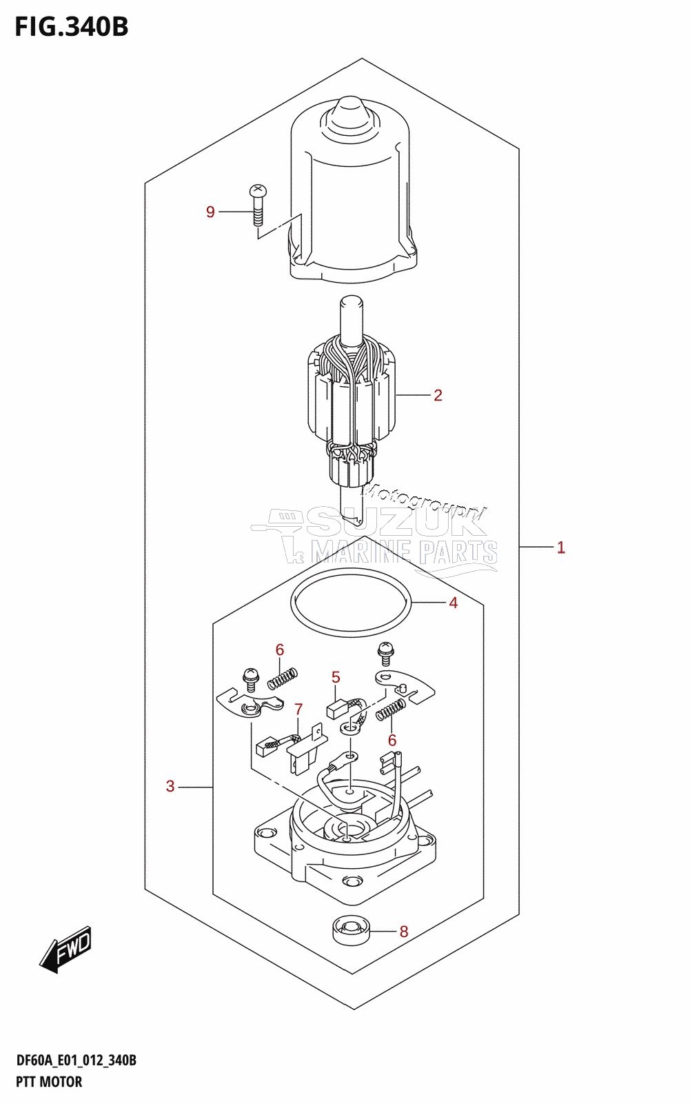 PTT MOTOR (DF40AST:E34)