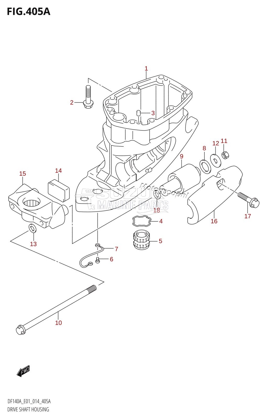 DRIVE SHAFT HOUSING