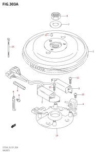 DT25 From 02501K-151001 (E13)  2001 drawing MAGNETO