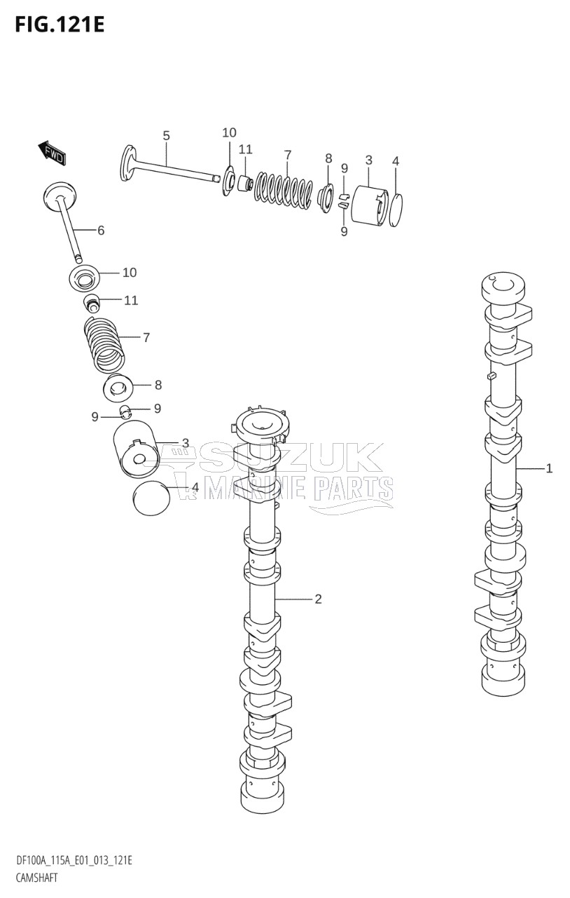 CAMSHAFT (DF115AZ:E01)