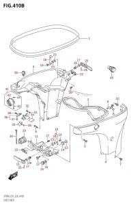 DF100B From 10004F-140001 (E01 E40)  2021 drawing SIDE COVER (DF70ATH,DF90ATH)