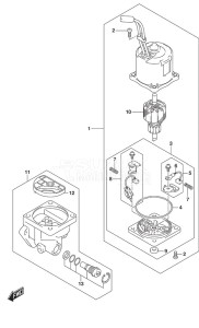 DF 200AP drawing PTT Motor