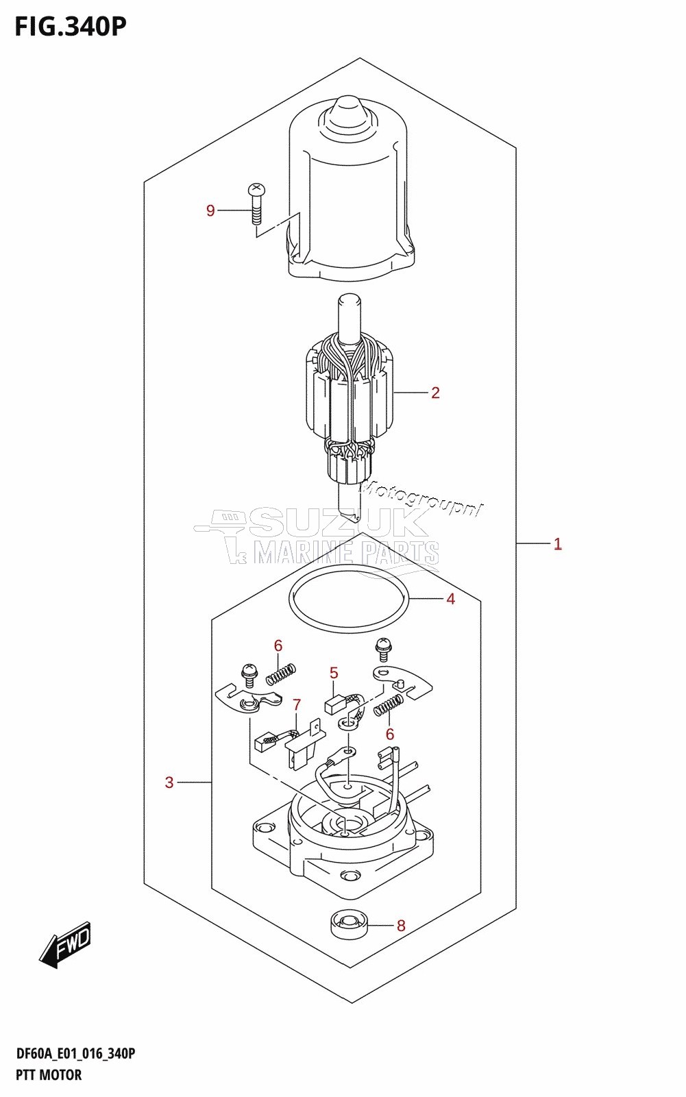 PTT MOTOR (DF60AVTH:E01)