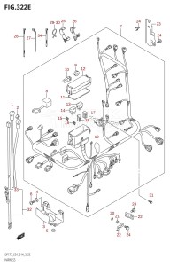 DF150 From 15002F-410001 (E01 E40)  2014 drawing HARNESS (DF150Z:E01)