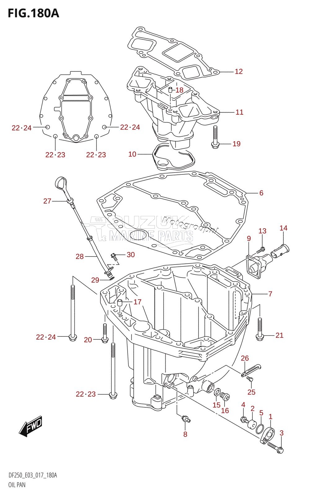 OIL PAN (DF200T:E03)