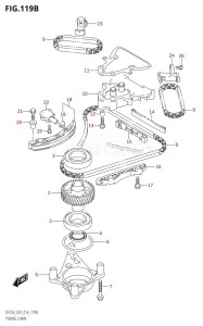 DF200Z From 20002Z-610001 (E03)  2016 drawing TIMING CHAIN (DF200Z:E03)