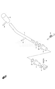 DF 2.5 drawing Clutch Lever