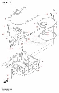 DF50A From 05003F-510001 (E01)  2015 drawing ENGINE HOLDER (DF60A:E01)