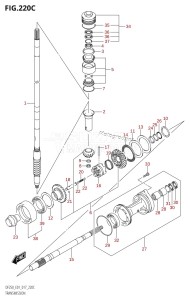 DF200 From 20002F-710001 (E01 E40)  2017 drawing TRANSMISSION (DF200Z:E01)