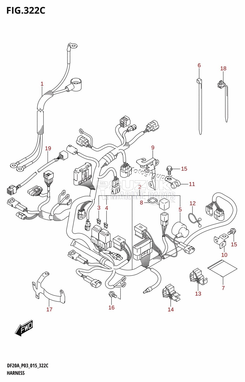 HARNESS (DF9.9BT:P03)