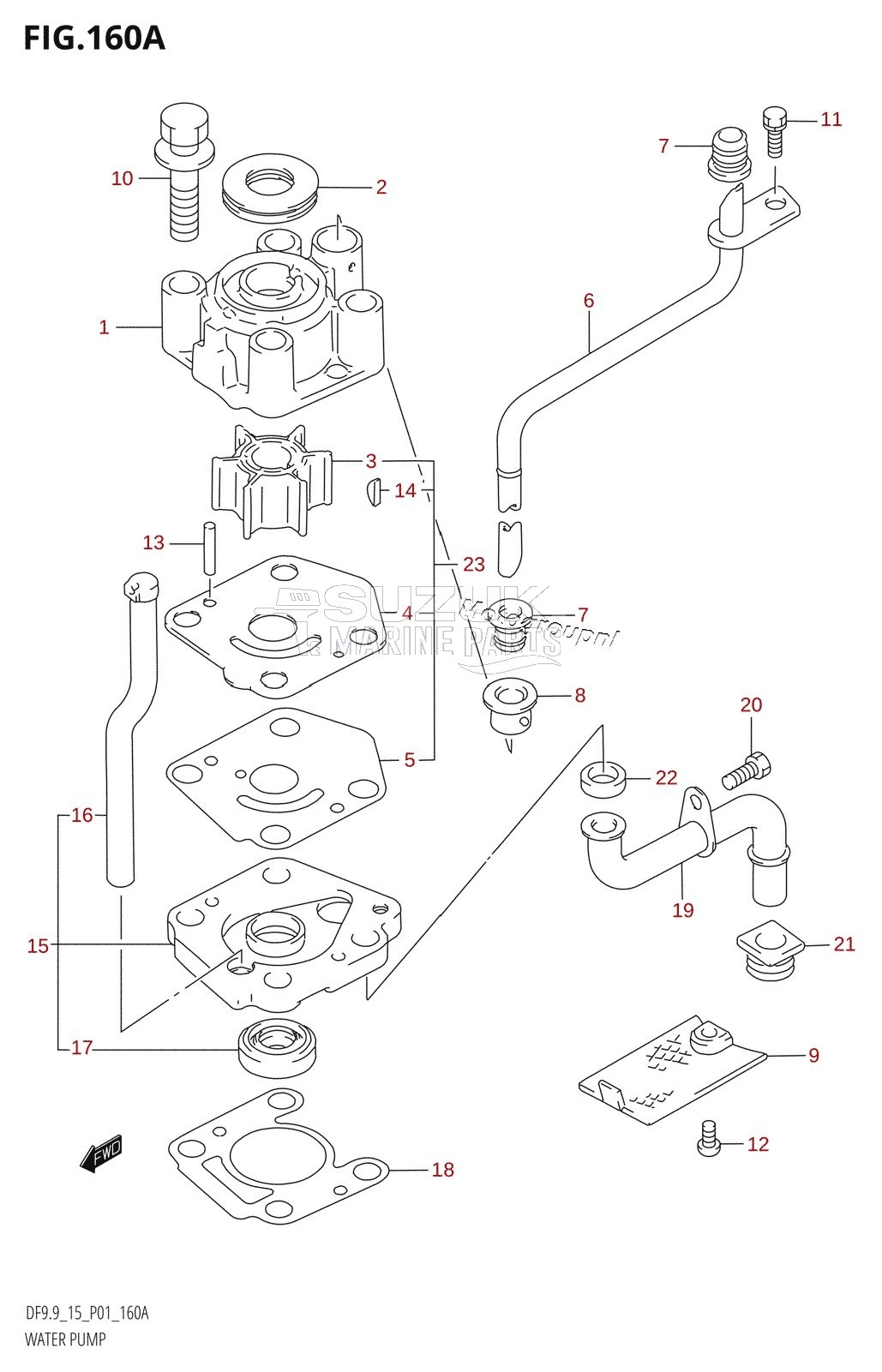 WATER PUMP (K4,K5,K6)