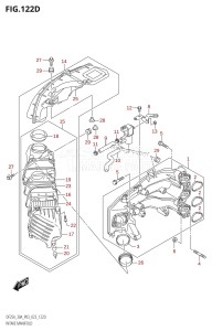 DF25A From 02504F-040001 (P03)  2020 drawing INTAKE MANIFOLD ((021,022,023):(DF30AT,DF30ATH))