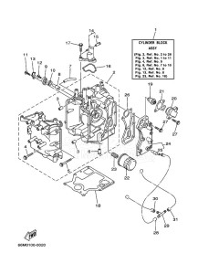 F15A drawing CYLINDER--CRANKCASE