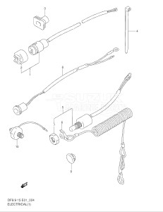 01501F-151001- (2001) 15hp - (DF15(A,R,AR)S K1) DF15(A,R,A)S drawing ELECTRICAL (1)