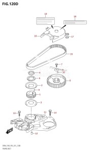 DF8A From 00801F-510001 (P03)  2015 drawing TIMING BELT (DF9.9AR:P03)