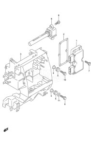 DF 175 drawing Rectifier/Ignition Coil (Model: TG/ZG)