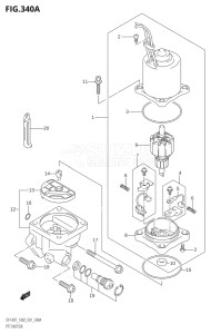 14001Z-421001 (2004) 140hp E01-Gen. Export 1 (DF140ZK4) DF140 drawing PTT MOTOR