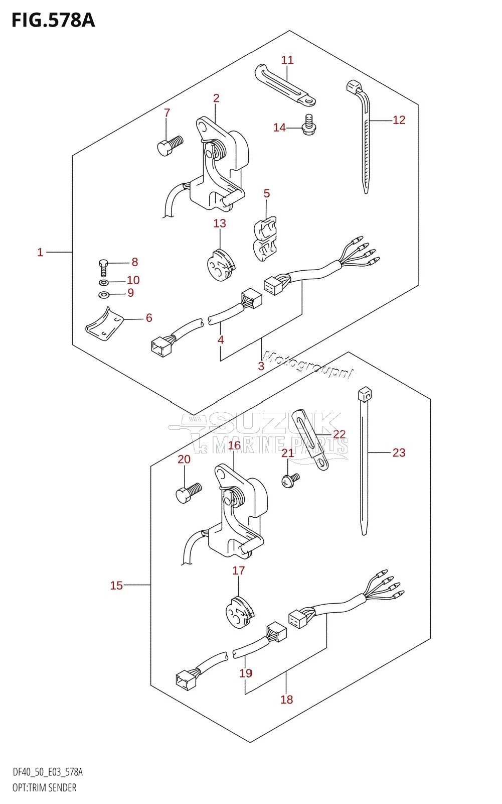 OPT:TRIM SENDER (X,Y,K1)