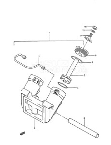 DT 75 drawing Trim Cylinder (1988 to 1994)