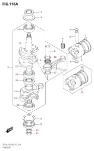 DT15A From 01504-510001 (P36-P40)  2015 drawing CRANKSHAFT