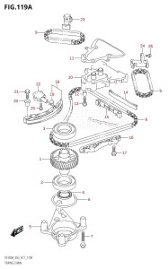 DF250A From 25003P-710001 (E03)  2017 drawing TIMING CHAIN