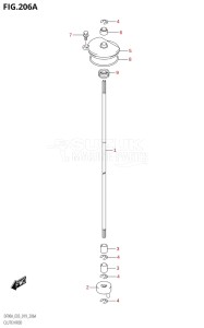 07003F-910001 (2019) 70hp E03-USA (DF70A  DF70ATH) DF70A drawing CLUTCH ROD