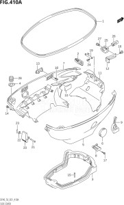 04001F-971001 (1999) 40hp E01-Gen. Export 1 (DF40QHX  DF40TX) DF40 drawing SIDE COVER