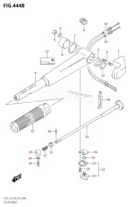 DT25 From 02503K-510001 (P36-)  2015 drawing TILLER HANDLE (DT30:P40)