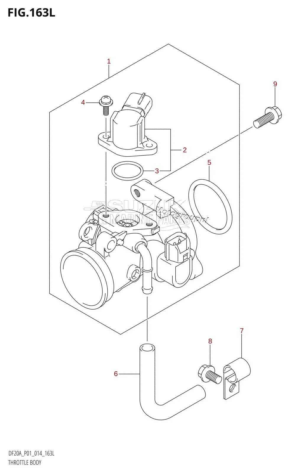 THROTTLE BODY (DF20ATH:P01)