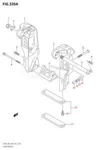 DF90A From 09003F-110001 (E03)  2011 drawing CLAMP BRACKET (K9,K10)