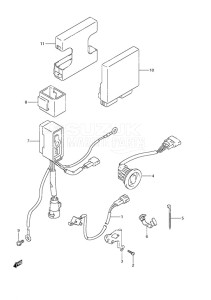 DF 60A drawing PTT Switch/Engine Control Unit