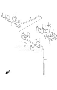 DF 25A drawing Clutch Rod